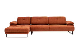 Atelier Del Sofa Mustang Small Left Sofá Esquinero Naranja 174 x 274 cm